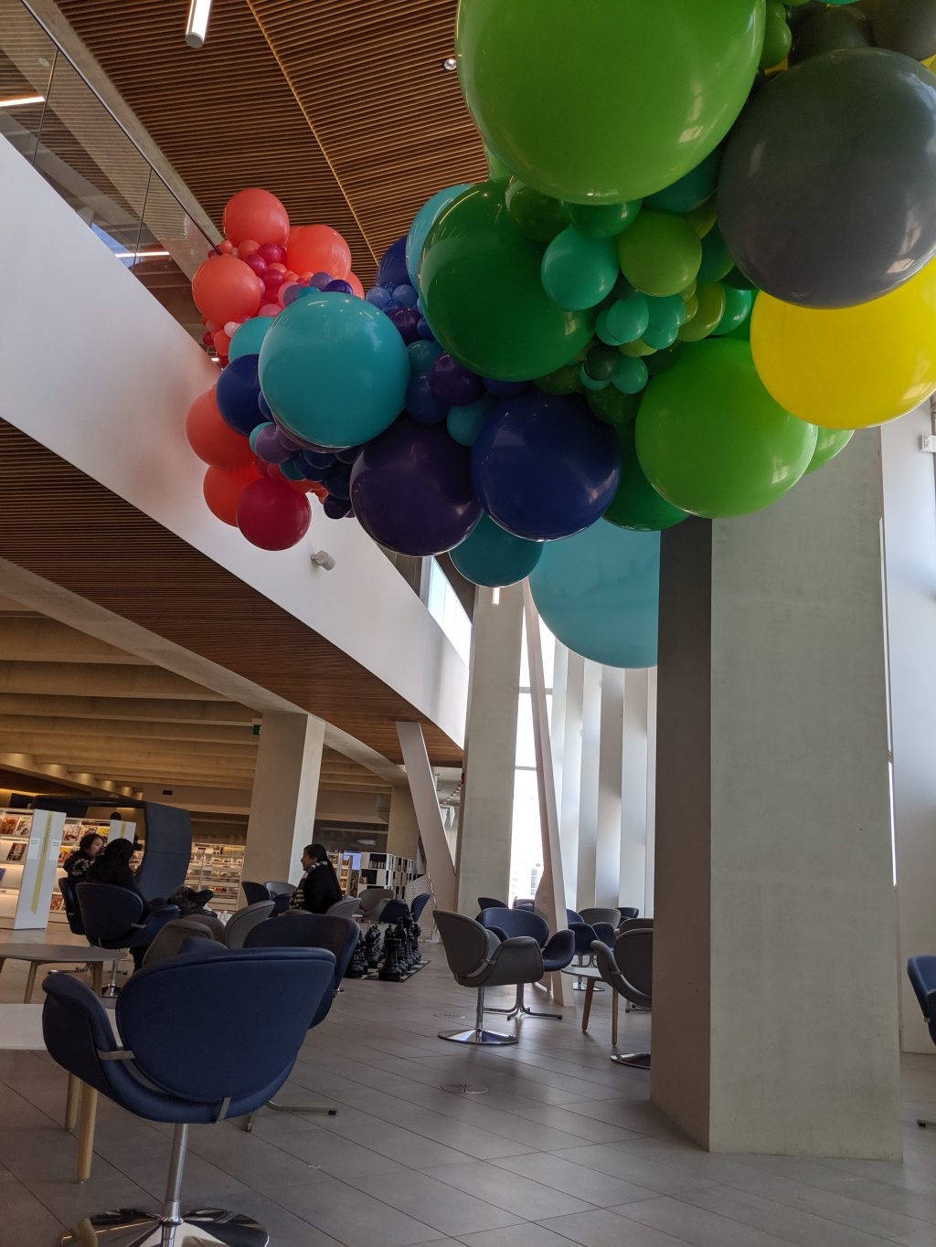 Calgary Public Library balloons