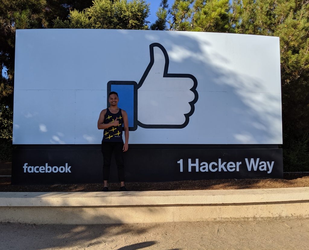 Facebook sign