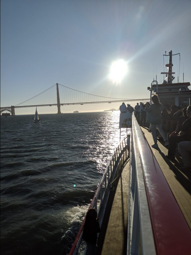 Red and White Fleet Golden Gate tour
