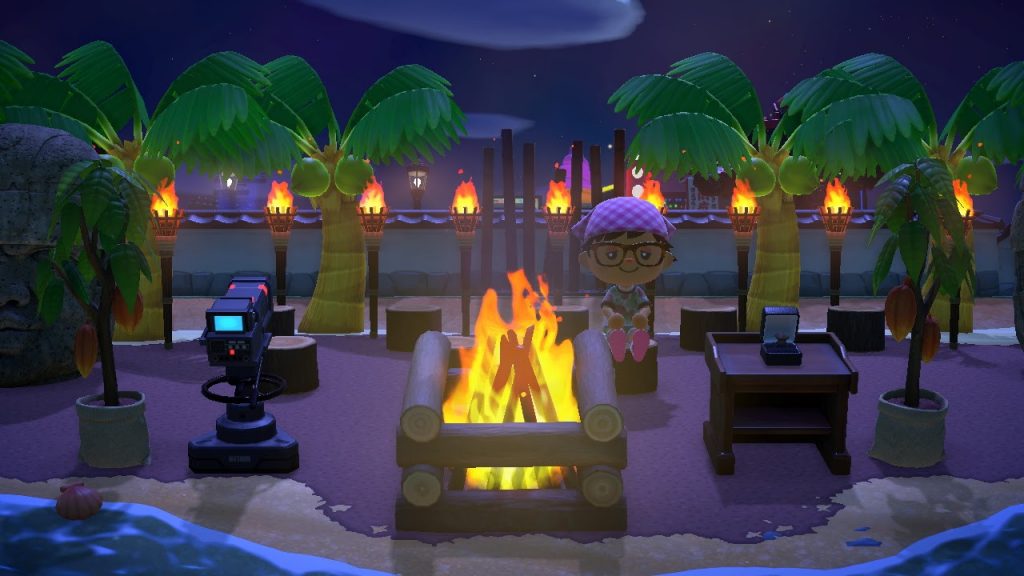 One of the many Animal Crossing island ideas is the set of Survivor!
